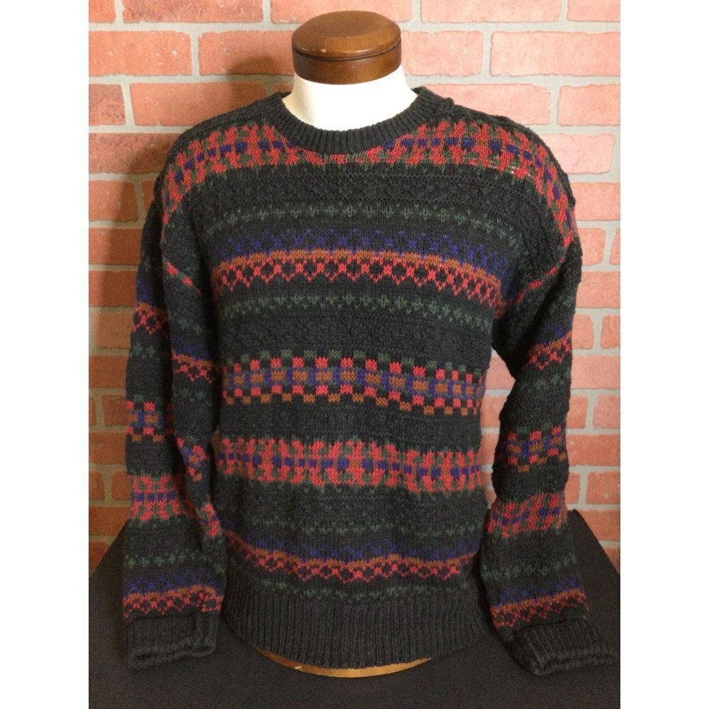 Vintage American Eagle Outfitters Men's Cotton Blended Knit Sweater Pullover Med